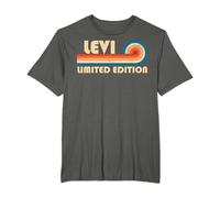 LEVI Surname Retro Vintage 80s 90s Birthday Reunion T-Shirt