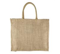 LEVIATAN EKO Jutetasche 42x36cm - 100% Jute Shopper, Tasche, Jute Bag Natur - Robust und Groß