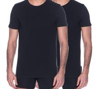 Levi's 2-er Set T-Shirt Rundhals Schwarz