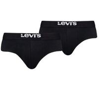 Levi's Solid Basic Organic Cotton Slip schwarz (2er-Pack) - XL