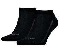 Levi's® Socken mit Label-Schriftzug Modell 'LOW CUT TENCEL' im 2er-Pack in Black, Größe 43/46