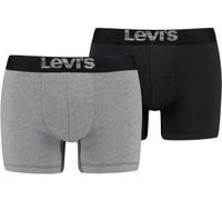 Levis 2P Men Optical Illussion Boxer Brief Grau/Schwarz Baumwolle XX-Large Herren