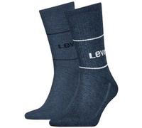 Socken mit Label-Detail im 2er-Pack 43/46 men Blau meliert