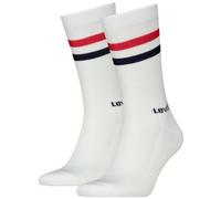 Levis 2P Regular Cut Stripe Socks Weiß Gr 35/38