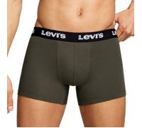 Levis 2P Repeat Logo Boxer Brief Khaki Baumwolle Small Herren