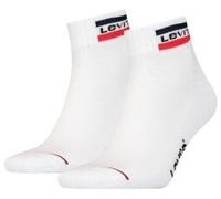 Levis 2P Sport Mid Cut Sock Weiß Gr 39/42
