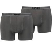 Levis 2P Tencel Boxer Brief Dunkelgrau Lyocell Small Herren