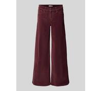 Levi's® 300 Wide Leg Hose mit Cordstruktur in Bordeaux, Größe 32/32