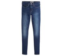 Slim-fit-Jeans LEVI'S "311 Shaping Skinny", Damen, Gr. 28, Länge 28, blau (crushed poppy), Denim/Jeans, Obermaterial: 80% Baumwolle, 14% Polyester, 6% Elasthan, casual, skinny fit lang, Jeans, im 5-Po
