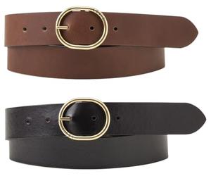 Levi's 37460-0084 RED TAB MAINLINE LEATHER BELT Women's 65