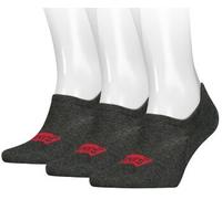 Levis 3P Footie High Rise Batwing Logo Socks Anthrazit Gr 43/46 Herren