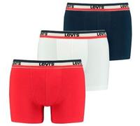 Levi´s Underwear Logo Boxershorts 3 Einheiten M White / Blue / Red