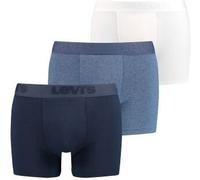 Levis 3P Premium Boxer Weiß/Marine Baumwolle Small Herren