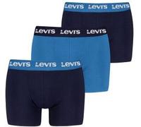 Levis 3P Repeat Logo Boxer Brief Multi Marine/Blau Baumwolle Medium Herren