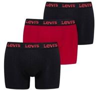 Levi's® Trunks mit Logo-Stitching Modell 'Repeat' im 3er-Pack in Black, Größe M