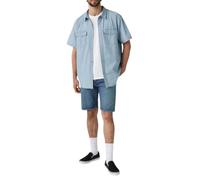 Jeansshorts LEVI'S "405 STANDARD SH", Damen, Gr. 32, N-Gr, comeback tour shorts, Denim/Jeans, Obermaterial: 99% Baumwolle, 1% Elasthan, unifarben, normal kniefrei, Jeans Jeansshorts, Sommerhose (20877