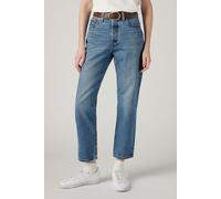 Levi's 501® Crop Jeans Med Indigo Größe: W24L28 | Straight Jeans Outlet | Damen | Blau