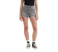 Levi's 501 Shorts mit hohem Bund in schwarzer Used-Optik W26 Straight Fit