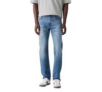 Levis 502 Taper Jeans in mittelblau mit Stretchkomfort W33-L36 Tapered
