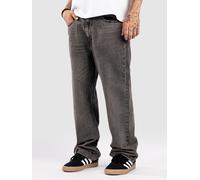 Loose Straight Fit Jeans im 5-Pocket-Design Modell '565' 30/32 men Dunkelgrau