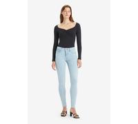 Levi's 711 Double Button Soho Azure Mood Größe: W30L30 | Skinny Pants Outlet | Damen | Blau