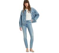 Levi's 712 Slim Jeans in Mittelblau mit hohem Bund W29 / L30 Slim Fit