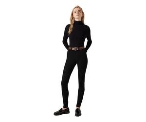 Levi's 720 - Schwarze High Waisted Skinny Jeans W24 / L28 Slim Fit