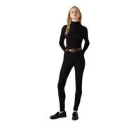 Levi's 720 - Schwarze High Waisted Skinny Jeans W26 / L32 Slim Fit