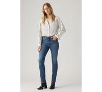 Levi's Damen Jeans 724 Highwaist Straight Z7184 – Dunkelblau Used-Look – W29 L30