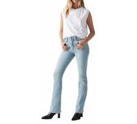 Bootcut-Jeans LEVI'S "725 HIGH RISE BOOTCUT", Damen, Gr. 31, Länge 30, eternal indigo light, Denim/Jeans, Obermaterial: 80% Baumwolle, 19% Polyester, 1% Elasthan, bootcut fit lang, Jeans (23736562-31)