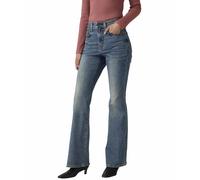 Levi's 726 Flared Jeans in mittelblauer Waschung W23-L30 Flared Fit