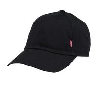Levis Herren Baseball Cap Classic Twill Red Tab in Schwarz one size