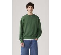 Levi's Authentic Crew Garment Dye Dark Green Größe: XL | Pullover Outlet | Herren | Grün