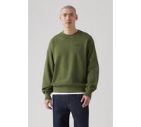 Levi's Men's Authentic Crew Sweatshirt, Garment DYE Kombu GR, M