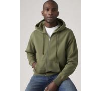 Levi's® Sweatjacke mit Eingrifftaschen in Oliv, Größe S