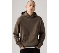 Levi's® Hoodie mit Label-Stitching Modell 'THE AUTHENTIC HOODIE' in Khaki, Größe S