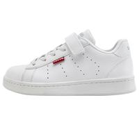 Levi's Avenue Top Velcro-Elastic Lace Sneaker, Brilliant White, 28 EU
