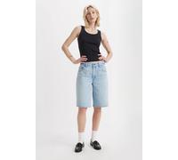 Levi's® Baggy Fit Jeansshorts im 5-Pocket-Design Modell 'DAD JORT' in Hellblau, Größe 27