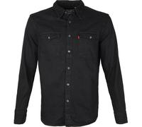Levi's Herren Barstow Western Standard Hemd,Marble Black Denim Rinse,S