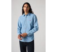 Levi's Herren Hemd Battery Housemark mit Logo, Slim Fit, Blau (Osborne Light Wash), L