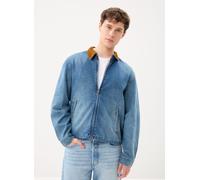 Jeansjacke LEVI'S "CASTRO FULL ZIP", Herren, Gr. S, light it up t, Denim/Jeans, Obermaterial: 100% Baumwolle, unifarben, regular fit normal, Manschette, Jacken Jeansjacke, mit Taschen (30711061-S) lig