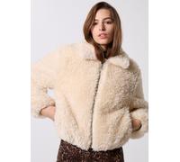 Levi's - Bekleidung ELLE SHERPA JACKET NEUTRALS - Weiß - Größe XS