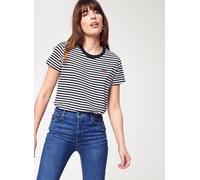 Levi's Damen Perfect Tee Raita Stripe Caviar S