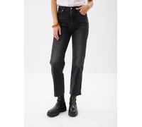Levi's - Bekleidung RIBCAGE STRAIGHT ANKLE MED INDIGO - WORN - Schwarz - Größe 26 X 27