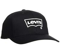 Levi's Big Batwing Non Flex Fit Puff Embroid Soft Cap Herren Gr. Einheitsgröße, Schwarz (Regular Black 59)