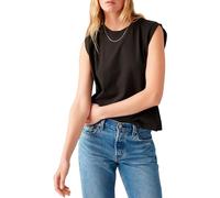 Levi's Damen Boxy Tank T-Shirt, Caviar SLUB, M