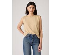 Levi's Women's Boxy Tank Sweatshirt, Safari, 32