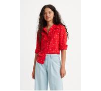 Levi's Damen Carinna Bluse, Nina Floral Script Red, M