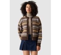 Levi's Charlotte Crewneck Strickjacke lea fairisle java Damen Gr. XS