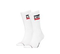 Levi's Unisex Crew-Socken Weiß Größe 39/42